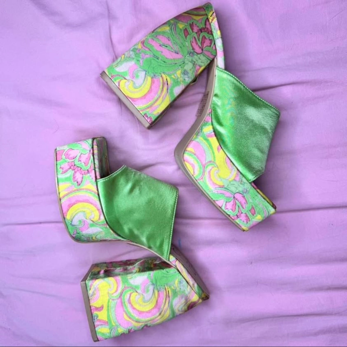 groovy green heels